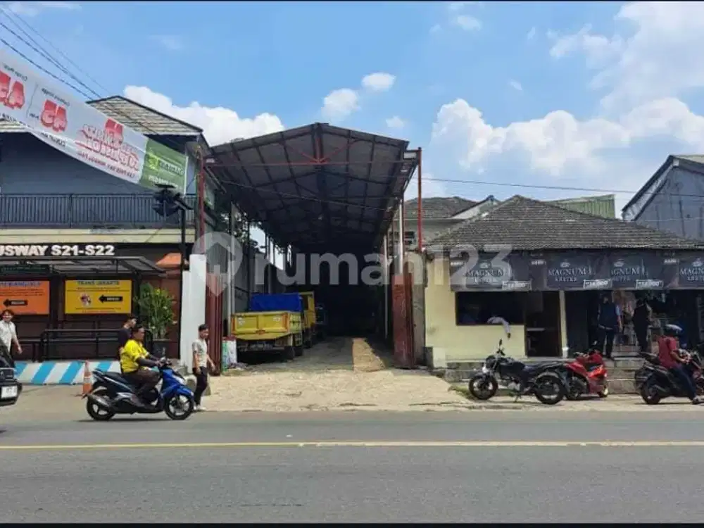 Dijual Kantor & Gudang Strategis 2 Lantai di RE. Martadinata, Cipayung – Ciputat, tat an rnv