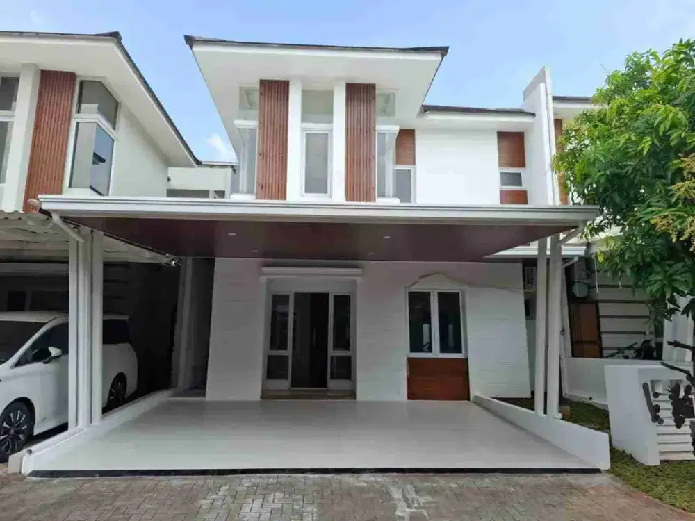 Dijual cepat rumah baru selesai renovasi didalam cluster kekinian kota wisata