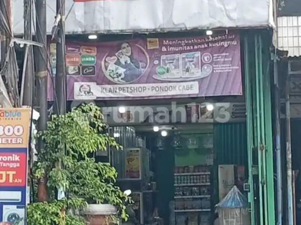 Ruko Strategis Pondok Cabe Raya Pamulang - SHM, LT 70/144, Yur + Tat