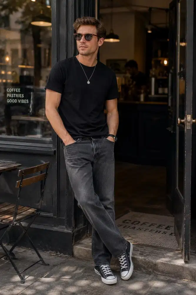 Levi's 505 Black Wash Jeans