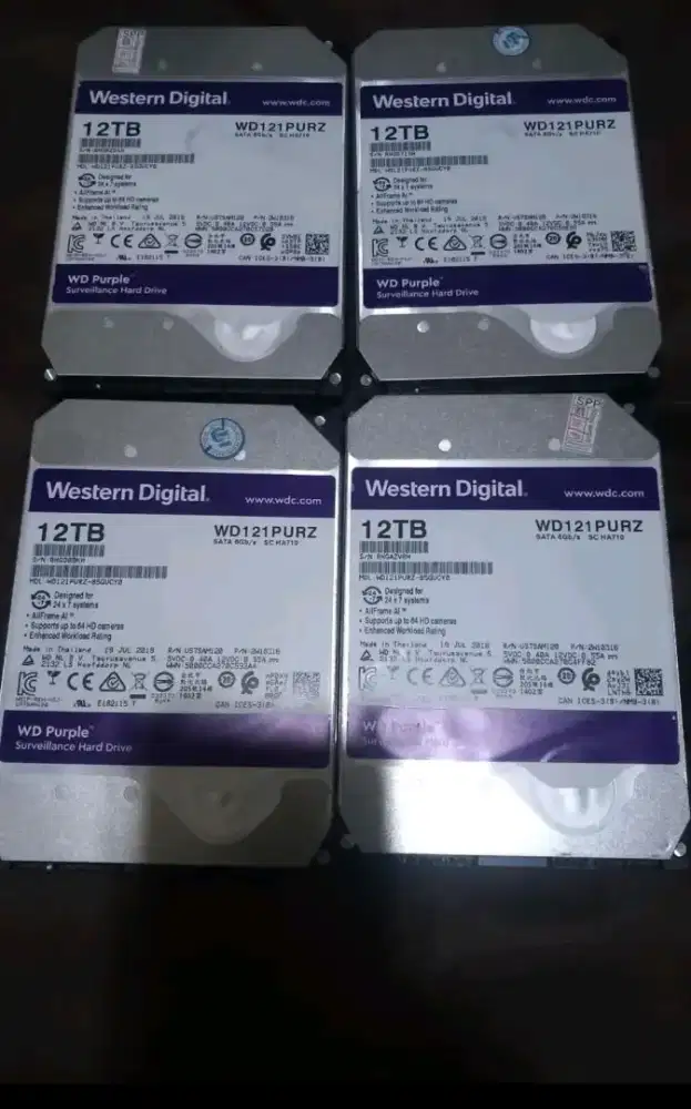 WD purple 12TB hardisk