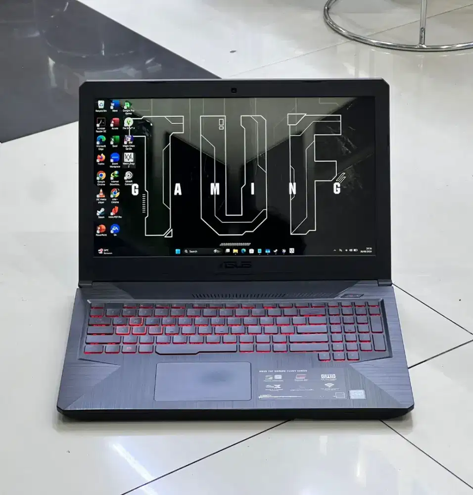 Siap game Asus Tuf gaming FX504GD i7 ram 8gb/256gb Gtx1050