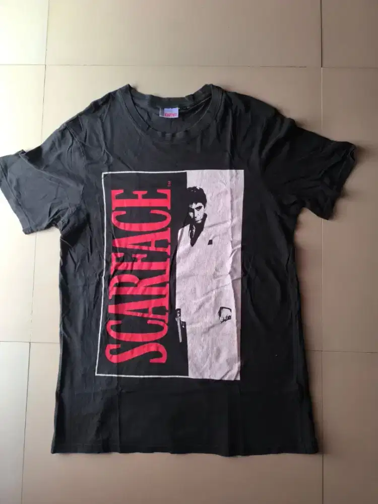 Original Scarface kaos film no hole bkn h&m uniqlo dickies nike sb cdg