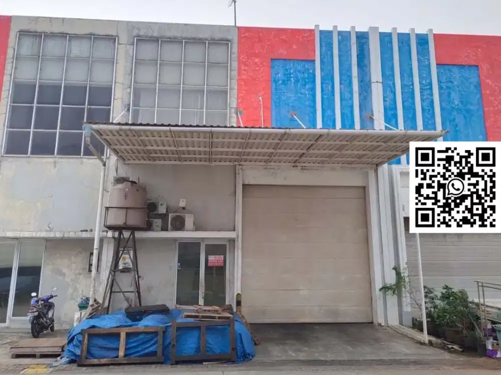 Jual Gudang Green Sedayu Bizpark Daan Mogot Kalideres Jakarta Barat - LB 380 m² HGB Akses Kontainer 40 Feet