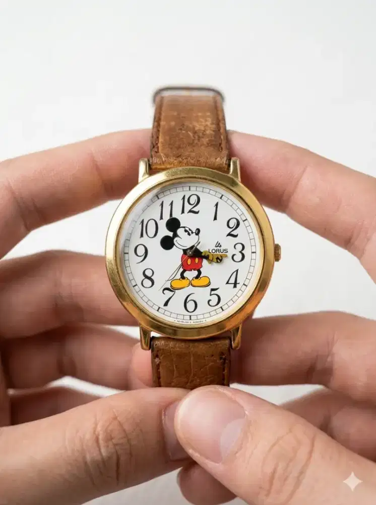 Jam Tangan Mickey Lorus Vintage