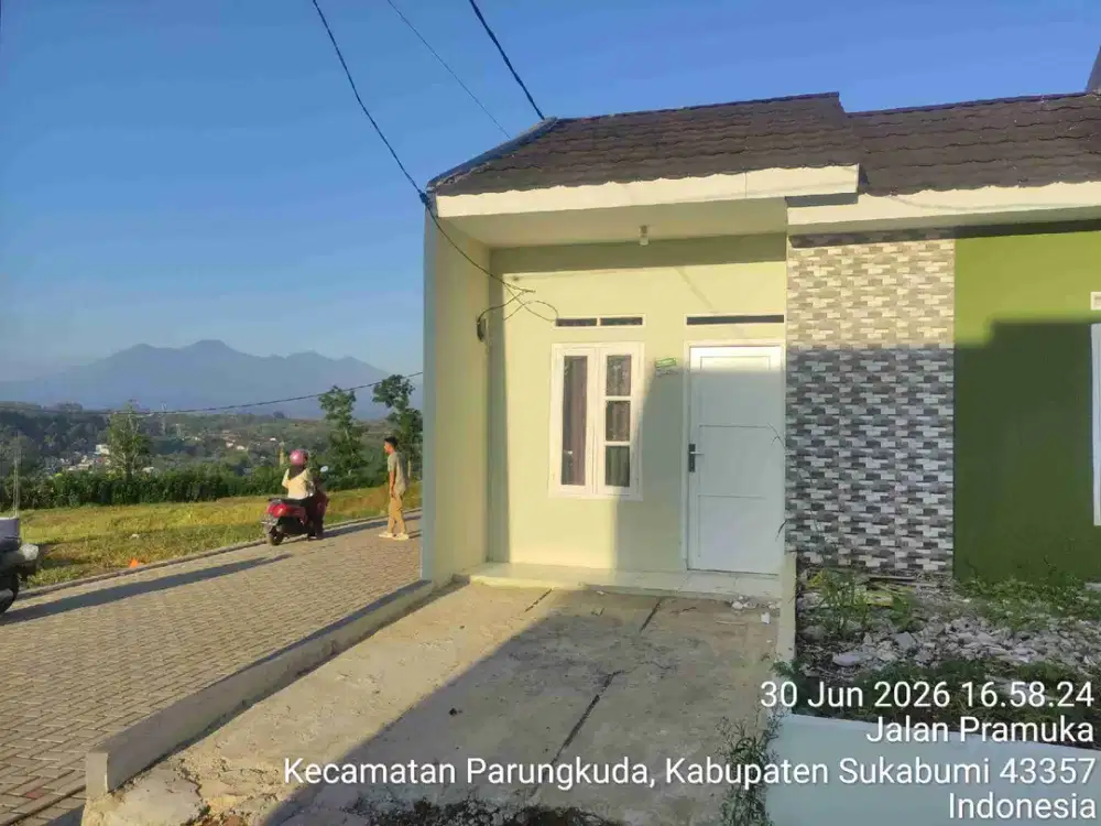 Rumah Subsidi Cicilan 1 Jutaan perbulan, Dekat Akses Tol Bocimi dan Akses Stasiun Parungkuda.