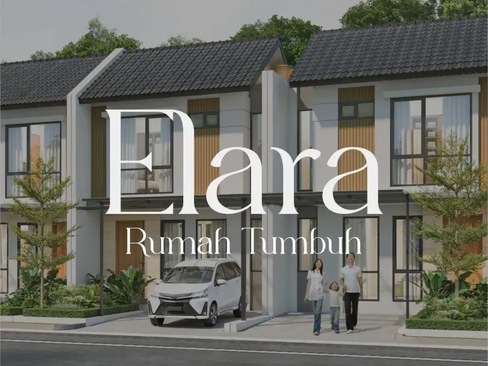 Rumah Tumbuh 2 Lantai Tipe Elara Grand Sharon Bandung, Ada Sisa Lahan Luas