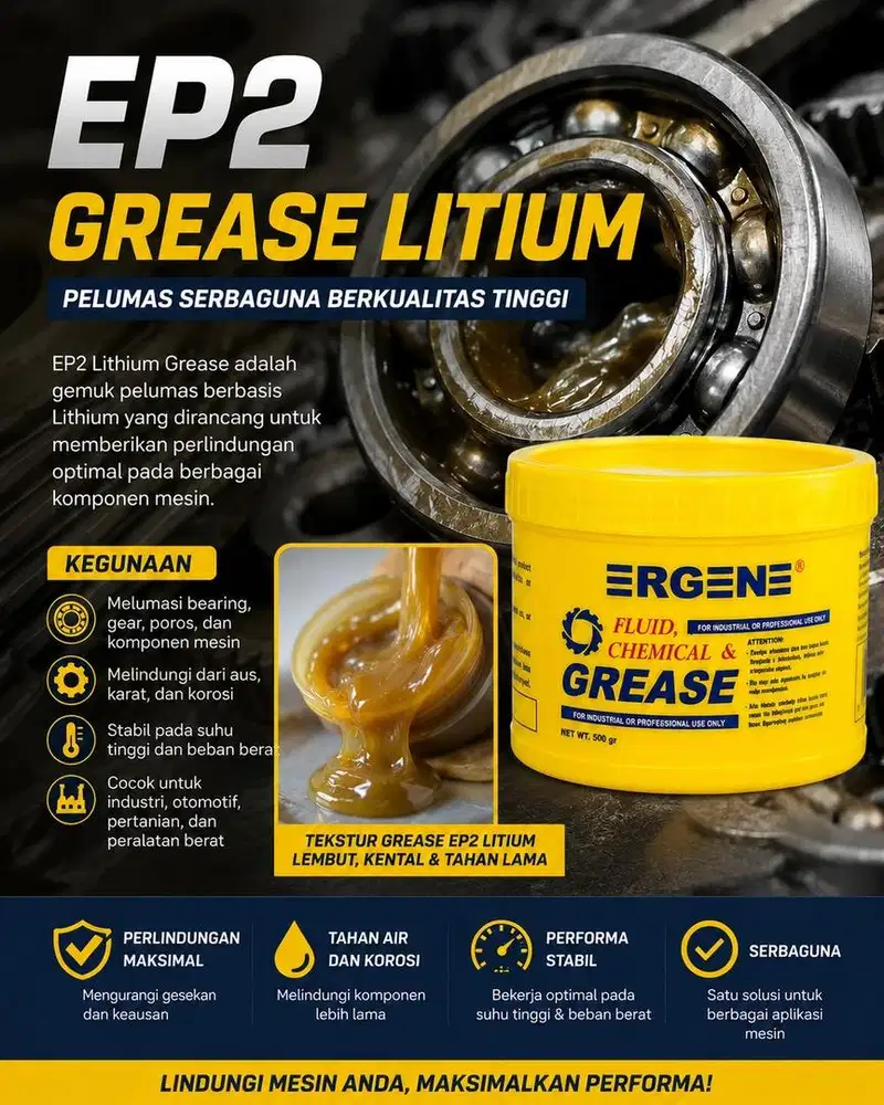 GREASE DAN CAT TAHAN PANAS