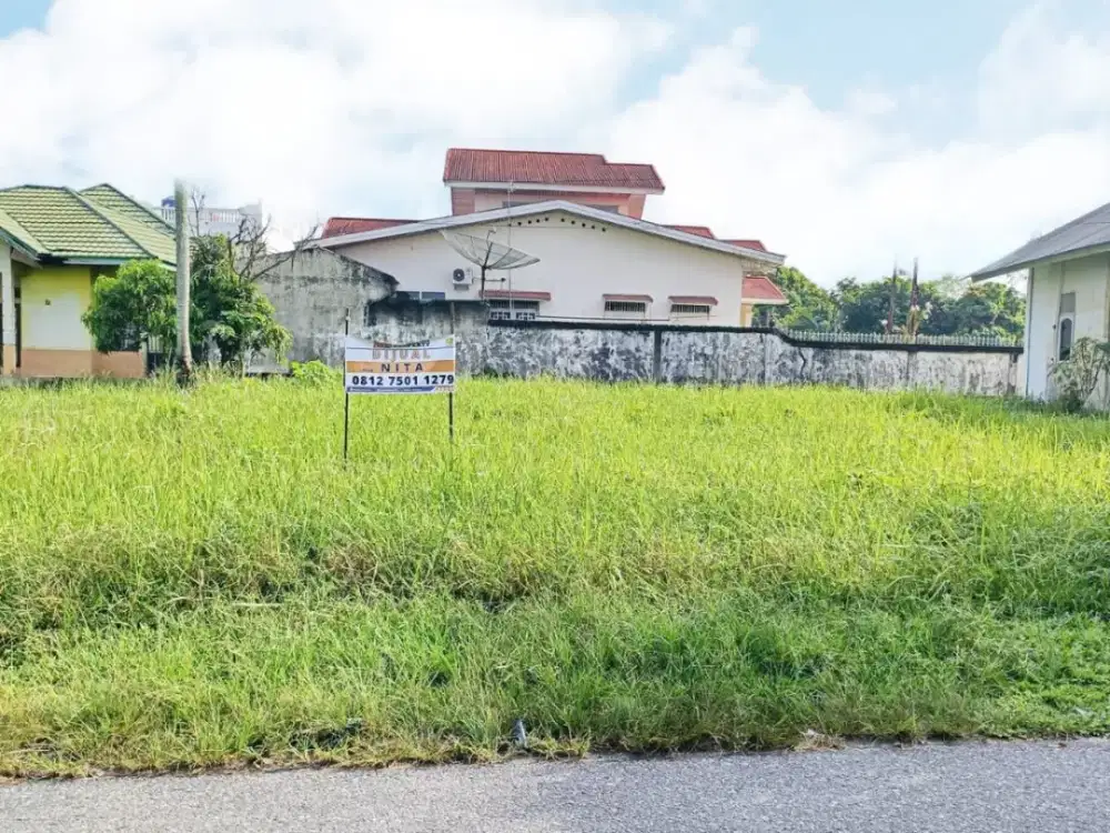 TANAH COCOK UNTUK HUNIAN / TEMPAT USAHA / KOST / INVESTASI LAINNYA DI BAMBU KUNING - PEKANBARU