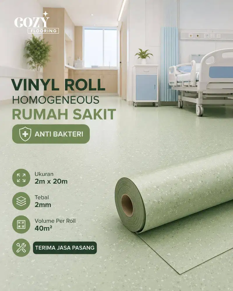 Vinyl Roll Arni Homogeneous Tebal 2mm - Vinyl Rollan motif