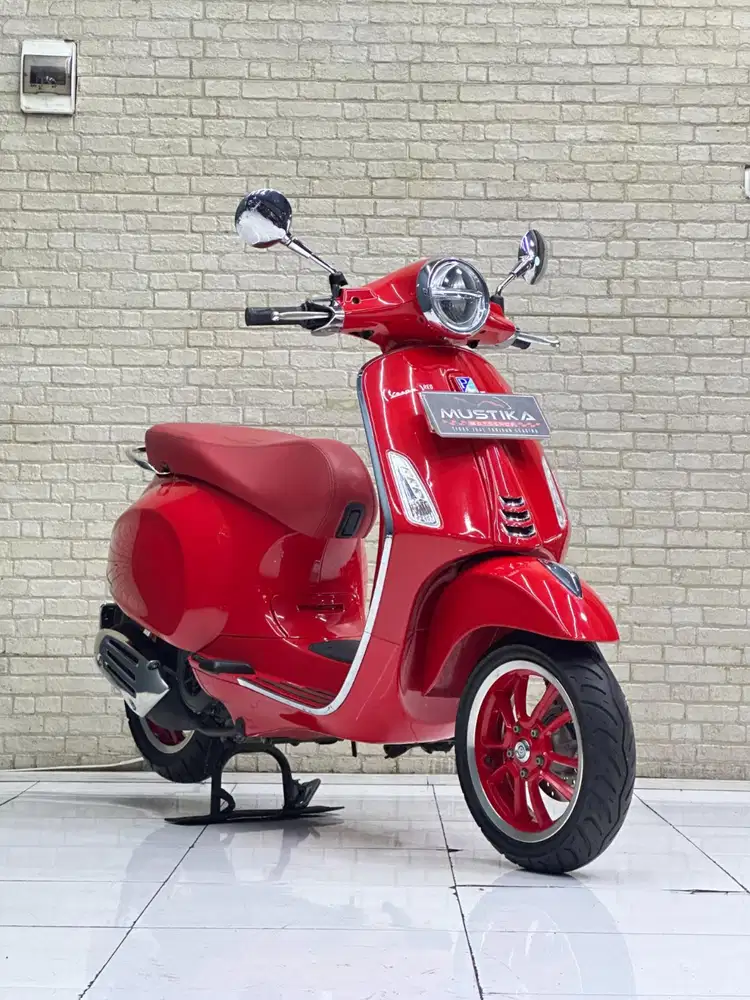 Limited RED EDITION‼️Vespa Primavera 2020.Km 300. DANNY Mustika Sulfat
