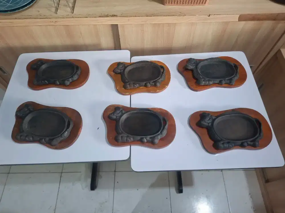 Hotplat+Tatakan Kayu Bekas