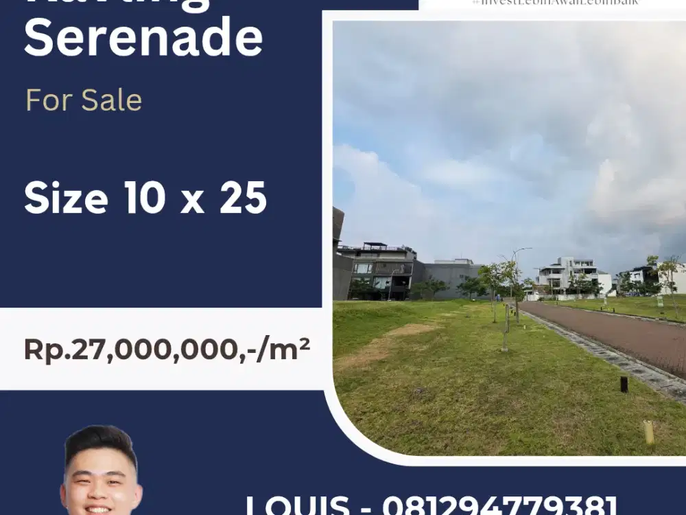 JUAL KAVLING SERENADE 10 X 25