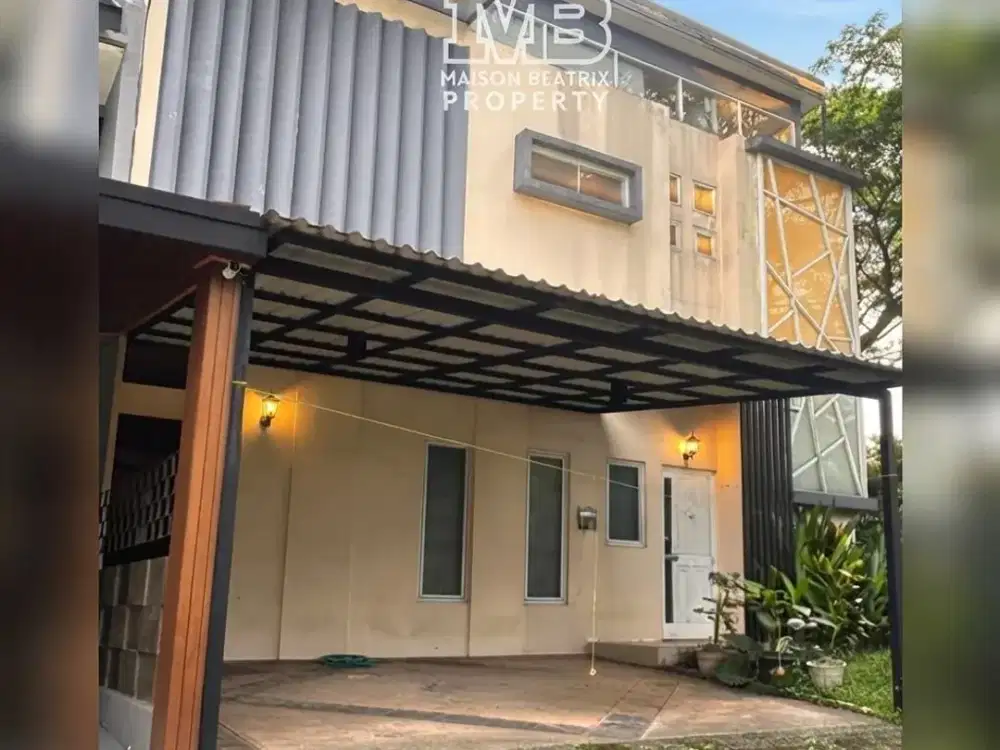 RUMAH SIAP HUNI 2LT ADA PRIVATE POOL DEKAT AEON MALL BSD - TANGERANG SELATAN