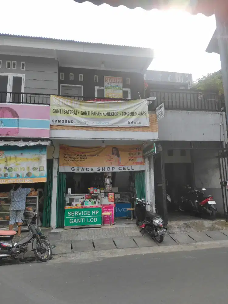 Dijual ruko strategis dipinggir jalan