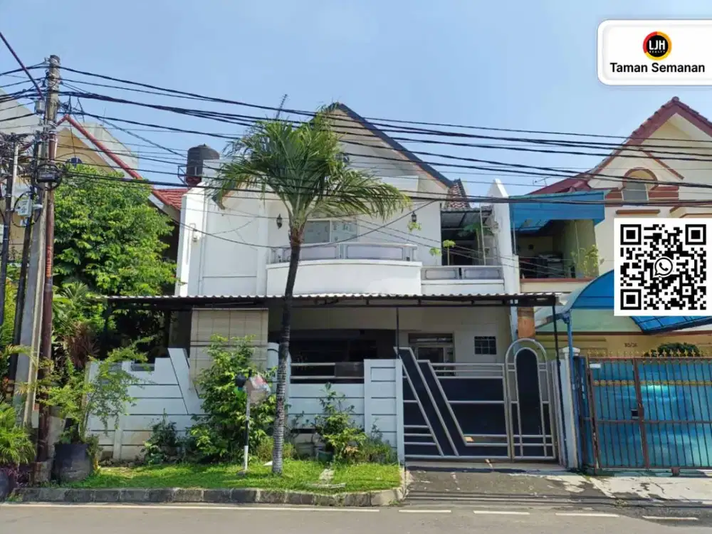 Jual Rumah Taman Semanan Indah Cengkareng LT 162 m² SHM Bebas Banjir