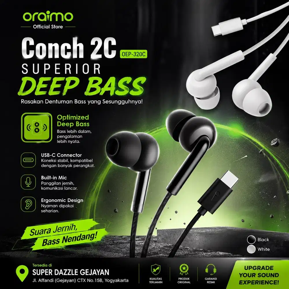 Headset Oraimo Conch 2 OEP-320C