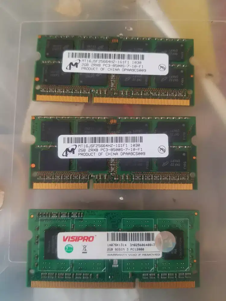 Ram laptop pc3 9500s 2gb