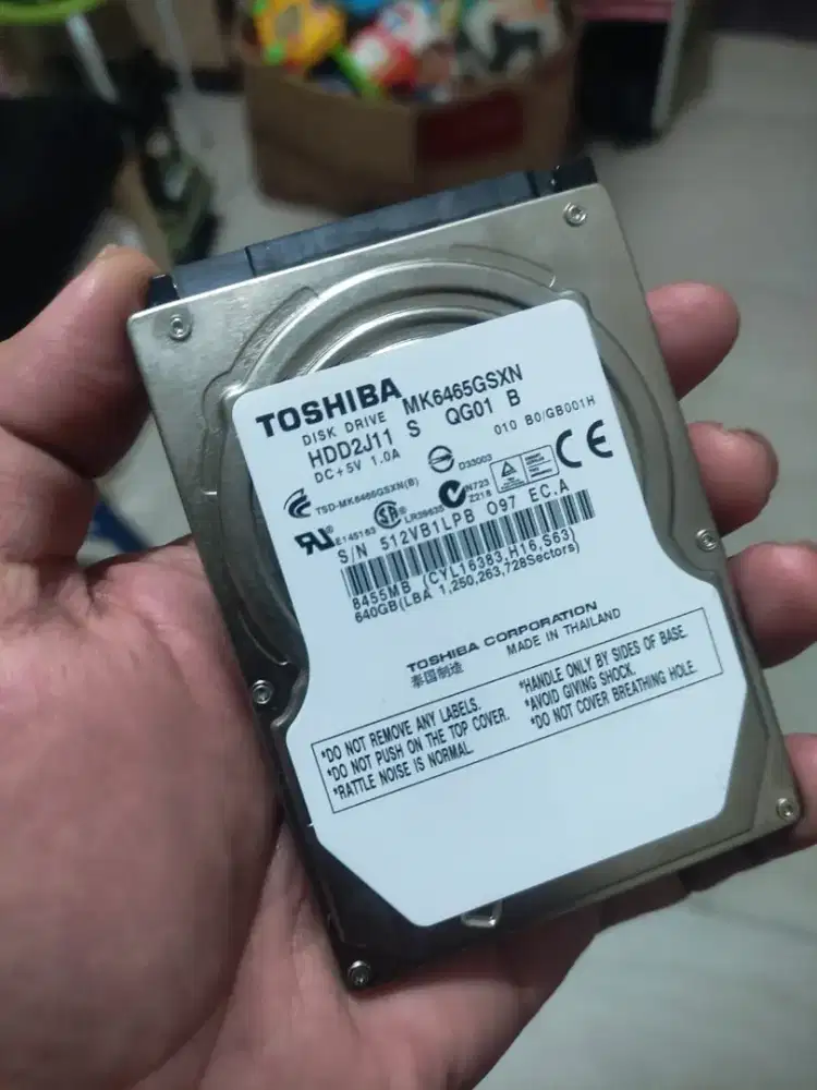 Hardisk laptop 640 gb