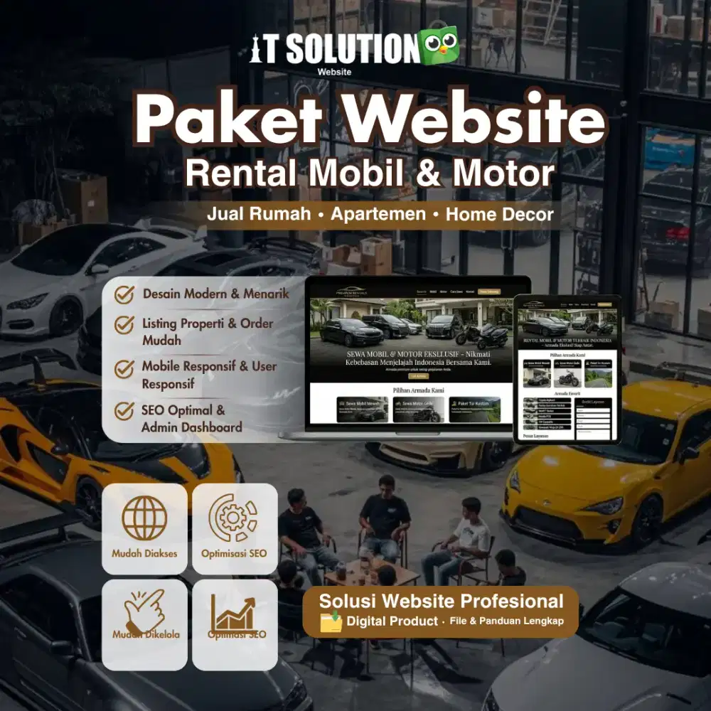 Pembuatan Website Rental Mobil & Motor Terpercaya