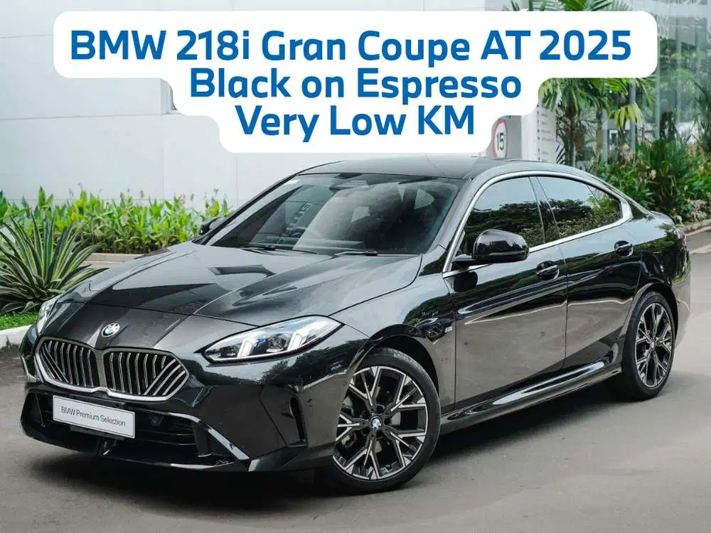 BMW 218i Gran Coupe AT 2025 Black on Espresso Free OTR Jkt