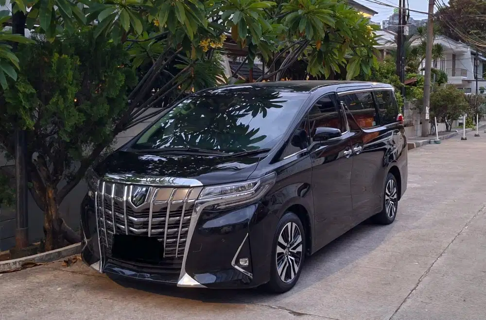 Alphard G 2019 Hitam Low KM