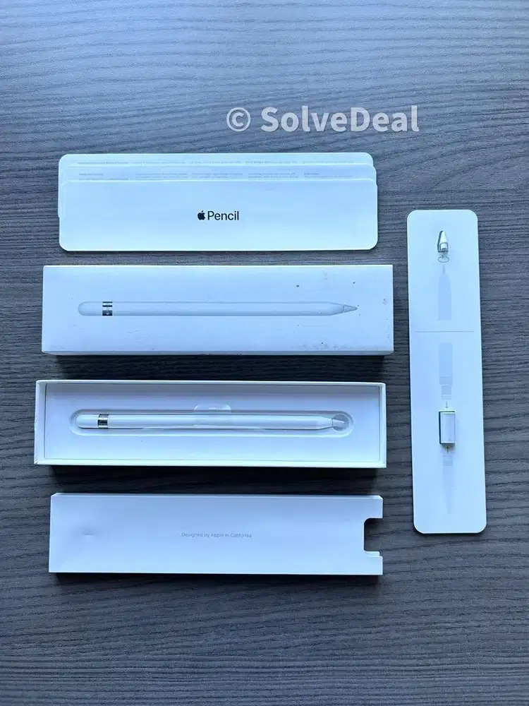 Apple Pencil Gen 1 Fullset Include Adapter Support Ipad 11 Mini Air