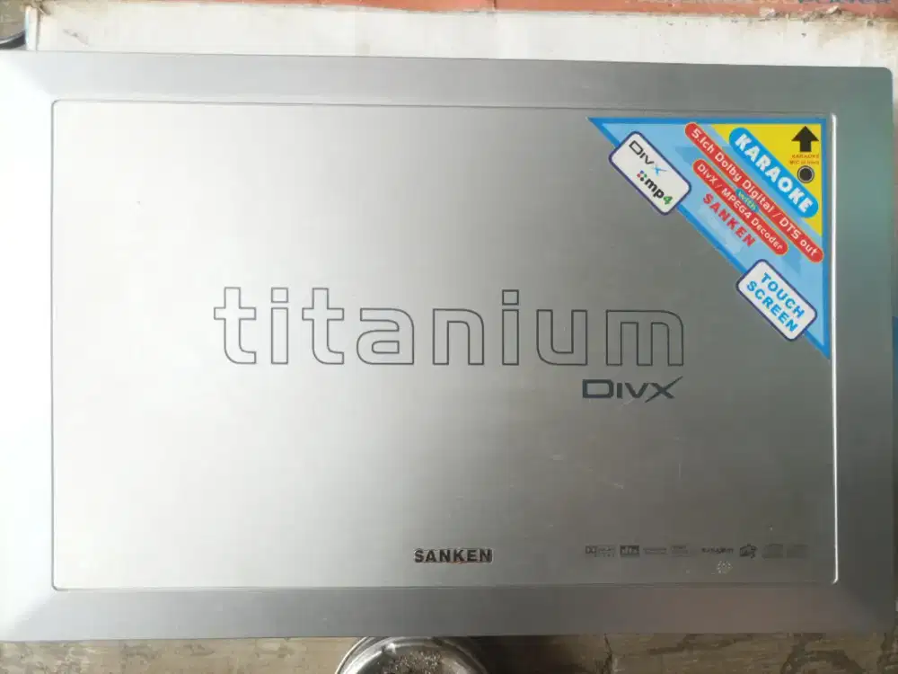 DVD Player Sanken Titanium Elegance Original Model SDD-T1D (2006)