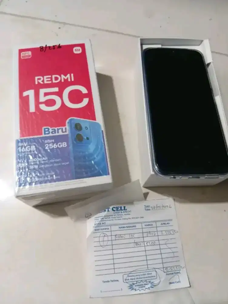 Redmi 15 c ram 8/256