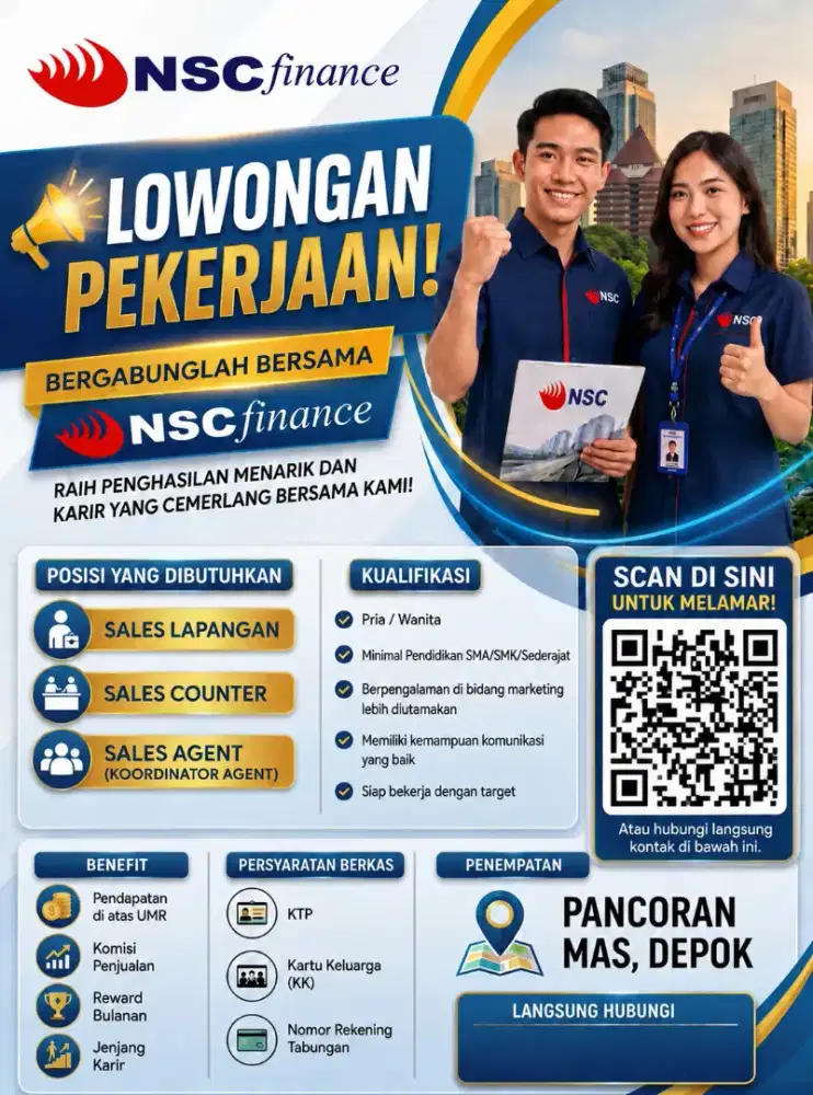 DIBUTUHKAN 10 ORANG PELAMAR
