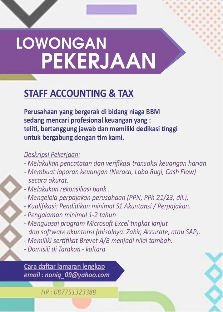 DICARI STAFF ACCOUNTING & TAX