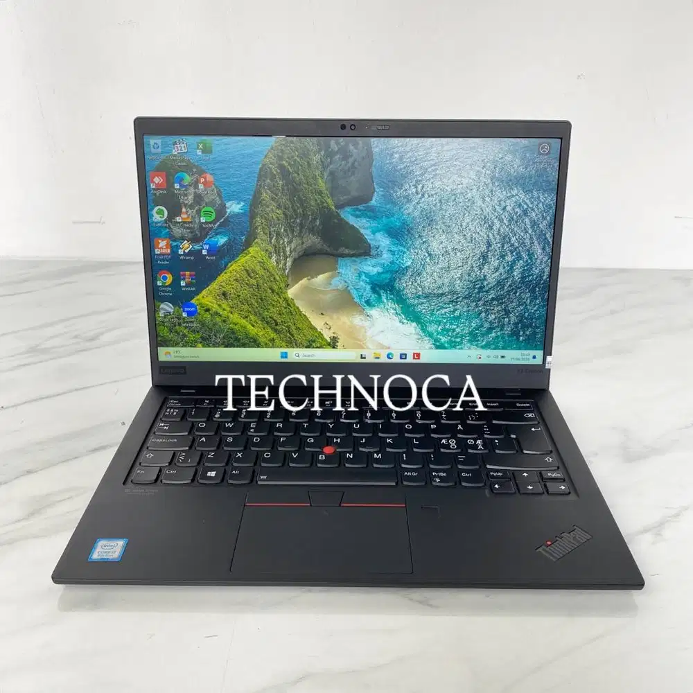 LAPTOP SLIM LENOVO THINKPAD X1 CARBON 7TH CORE I7 GEN 8 BERGARANSI