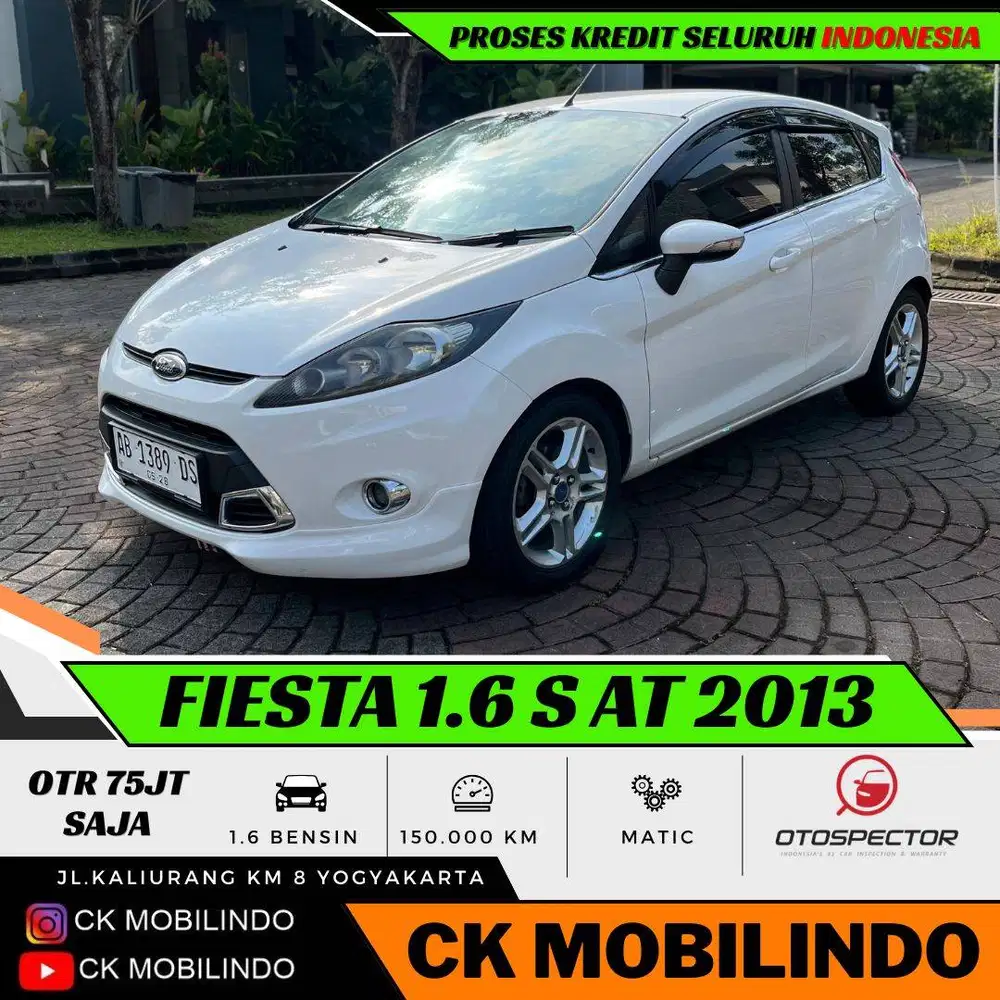 Ford Fiesta S Matic 2013 MURAH Plat AB DP Minim Swift
