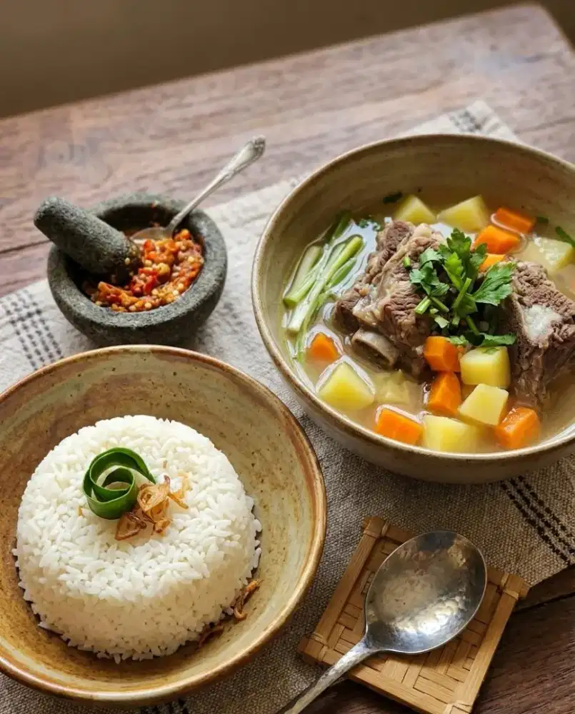 Loker warung nasi ( tkg masak& melayani pembeli bungkus nasi)