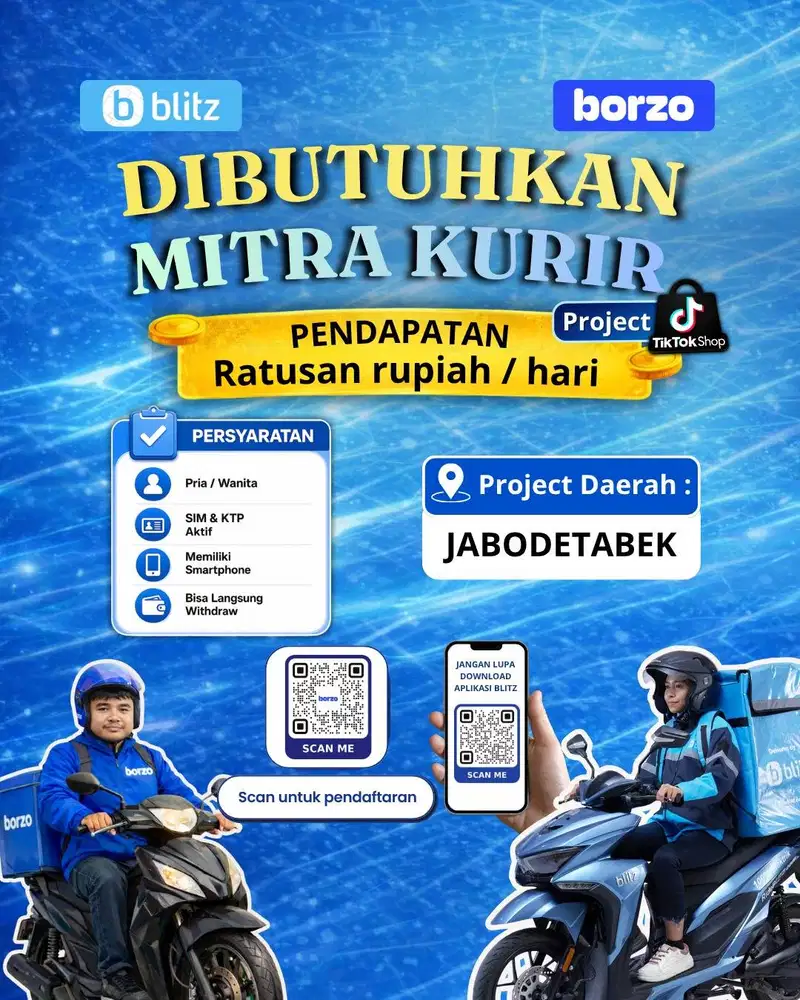 Dibutuhkan Mitra Kurir