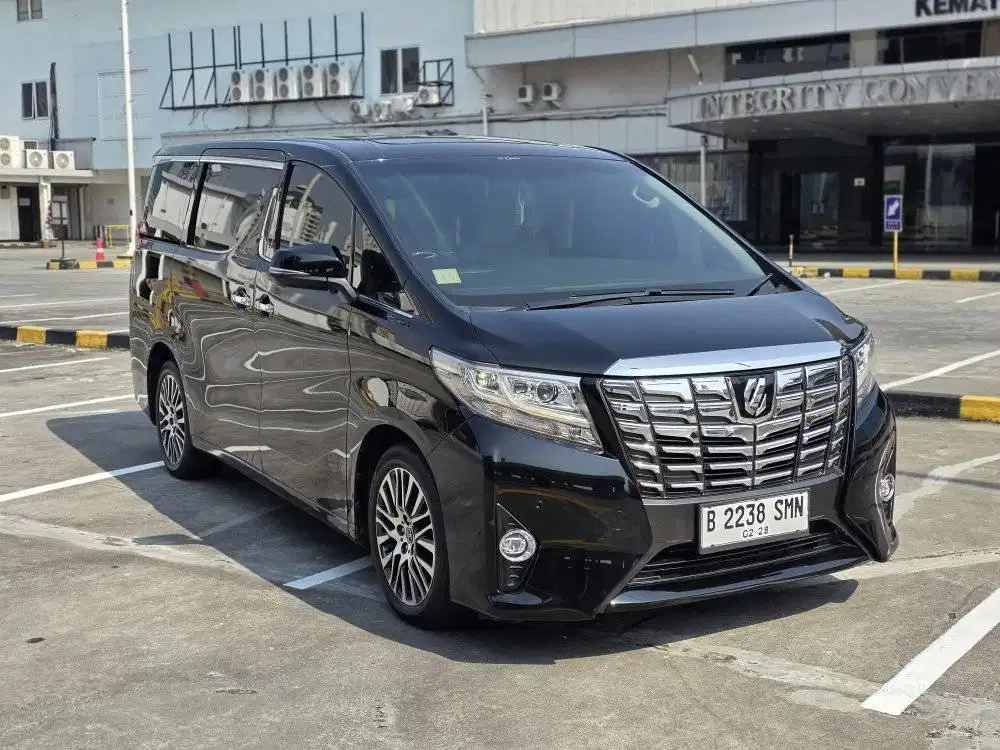 Toyota Alphard G 2017 hitam