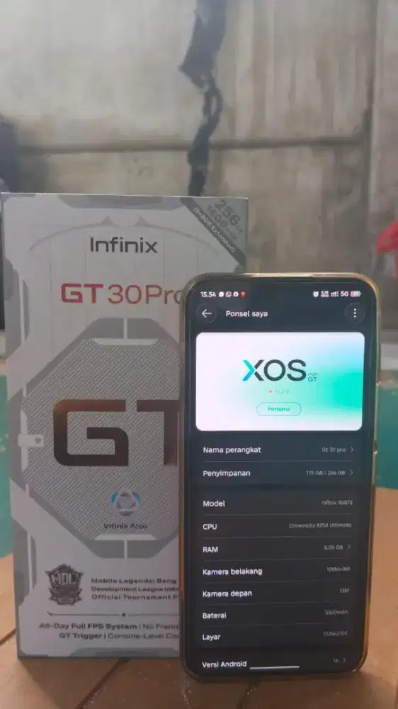 Infinix gt 30 pro fulshet