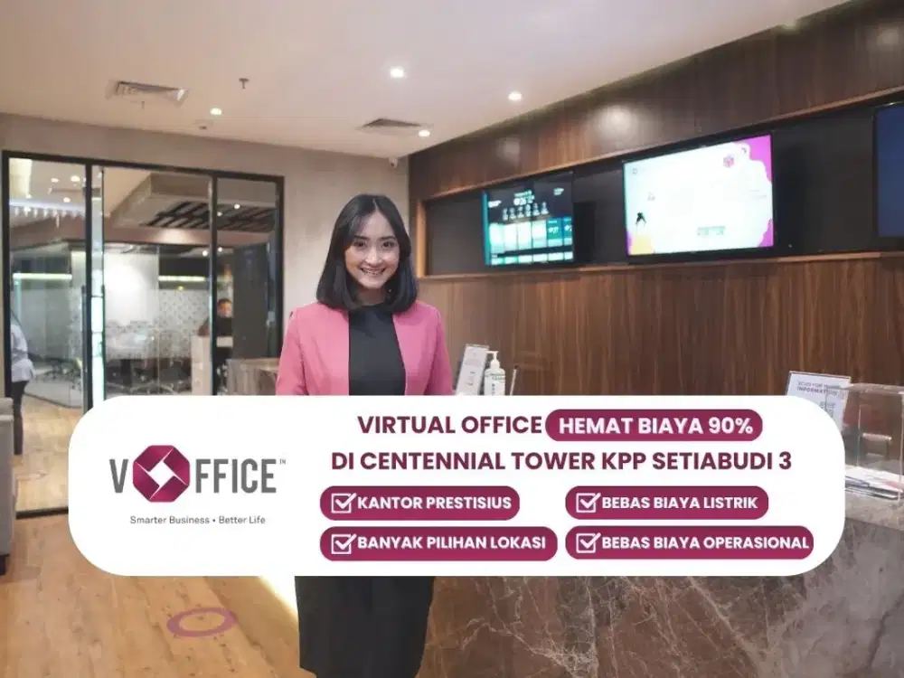 vOffice Virtual Office di Centennial Tower Kawasan Gatot Subroto, Jakarta Selatan