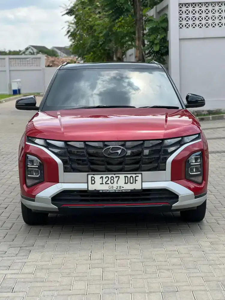 [LOW KM] HYUNDAI CRETA PRIME TWO TONE IVT 2023 MERAH