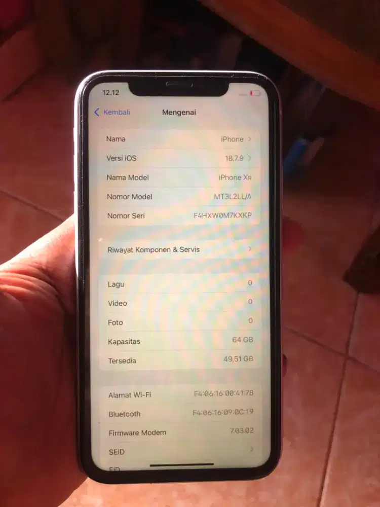 iPhone xr inter