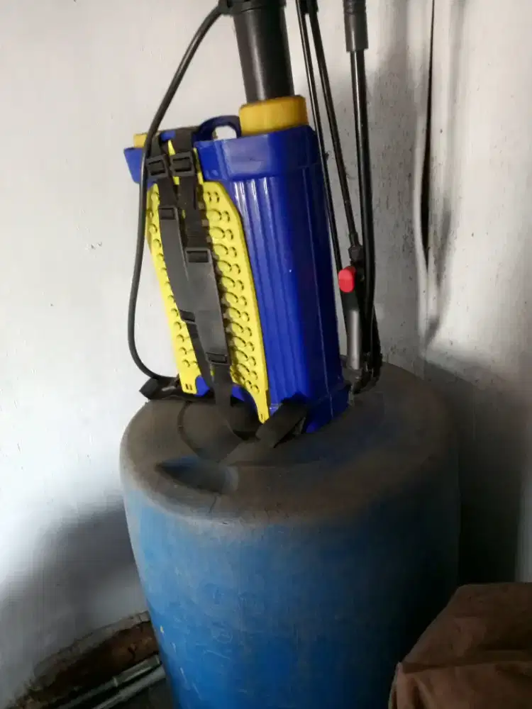 Jual aja alat disinfektan dan drum kondisi masih baik