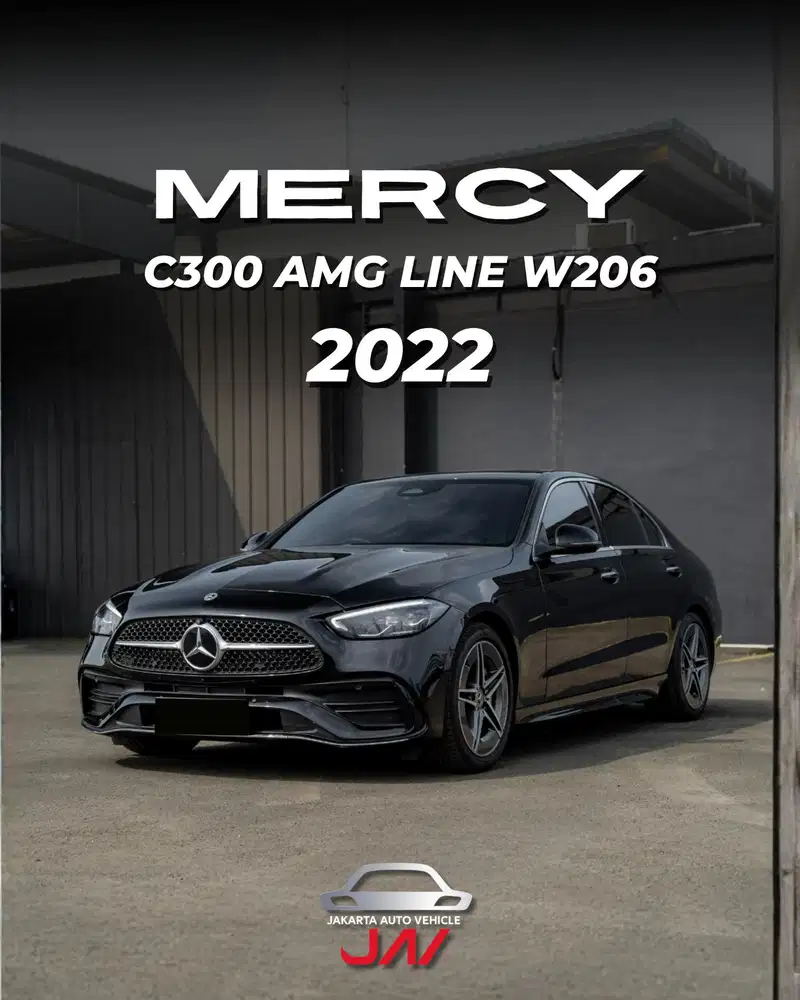MERCEDES BENZ C300 AMG LINE W206 2022 / LOW ODO / MINT CONDITION