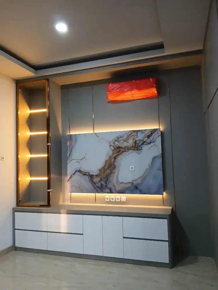 Desain interior fully furnished apartemen the springlake view Bekasi