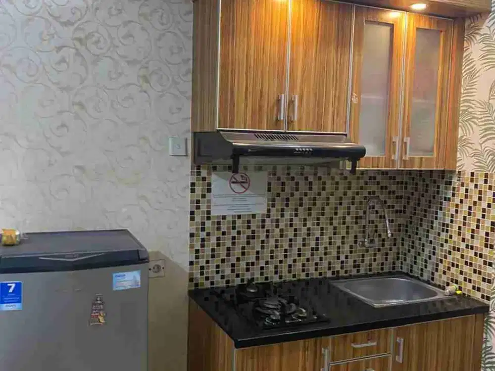 studio furnished lengkap apartemen Bassura