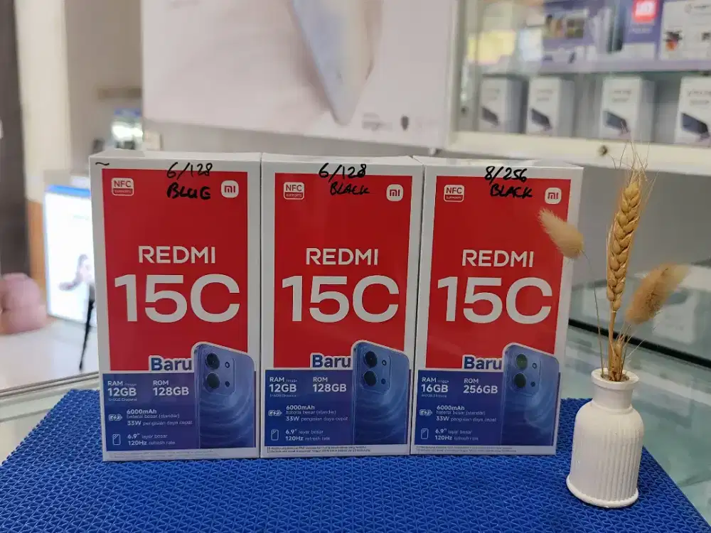 REDMI 15C NEW | HARGA PROMO | GARANSI RESMI 15 BULAN