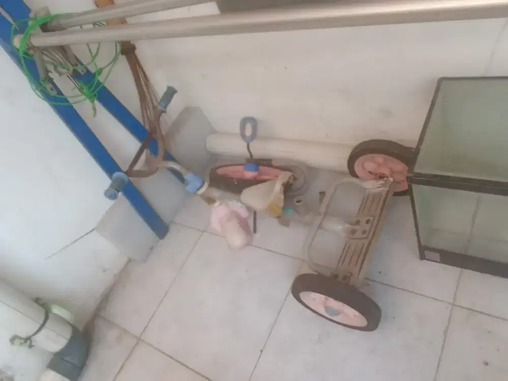 Speda roda 3 anak patah tinggal las aja