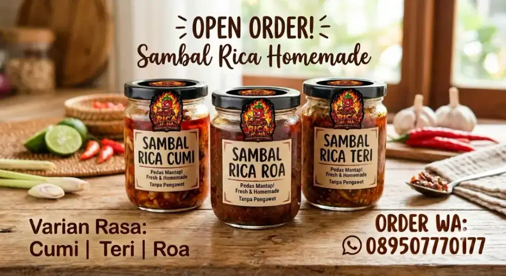 Sambal Roa,Teri,Cumi,Teri petai,Teri Cumi