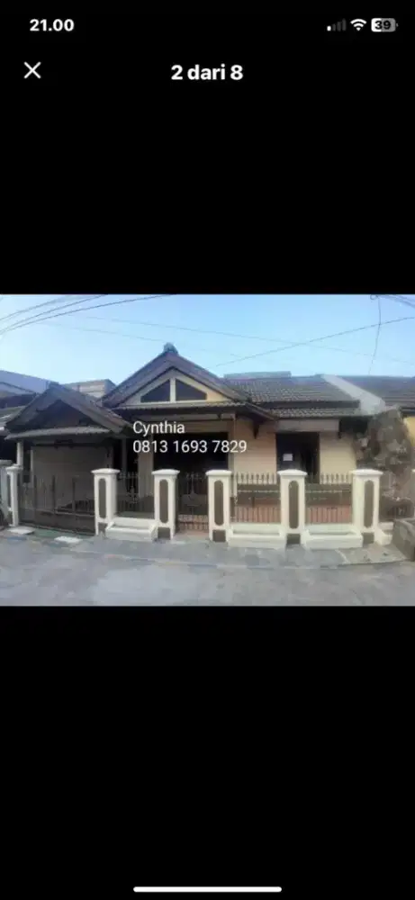 Disewakan Murah Rumah 2lt siap huni, Perum. Ciledug Indah 2 Tangerang