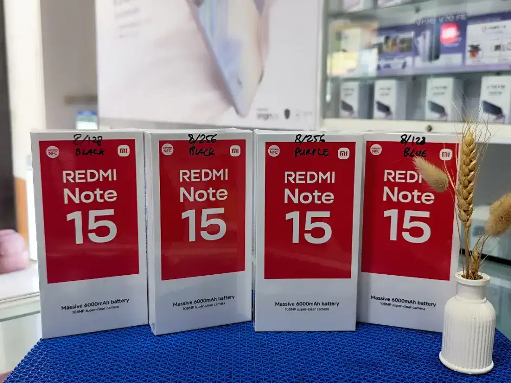 REDMI NOTE 15 NEW | HARGA PROMO | GARANSI RESMI 15 BULAN