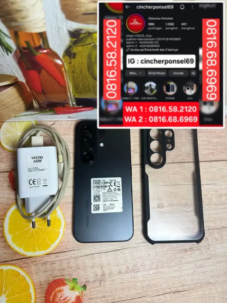 JUAL hp TECNO CAMON 50 ram 8/256 likenew istimewa grns 07 2027